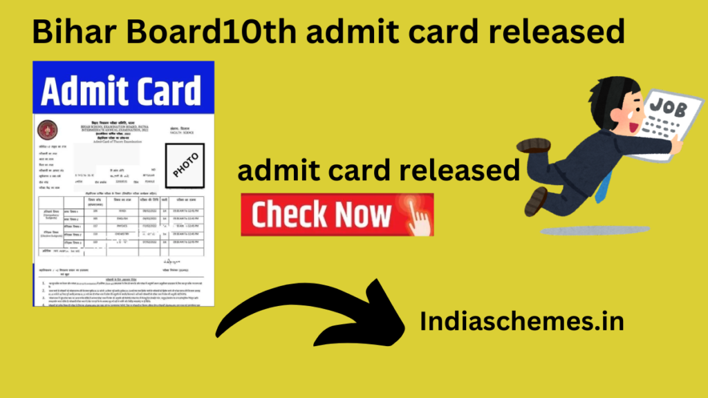 Bihar Board10th admit card