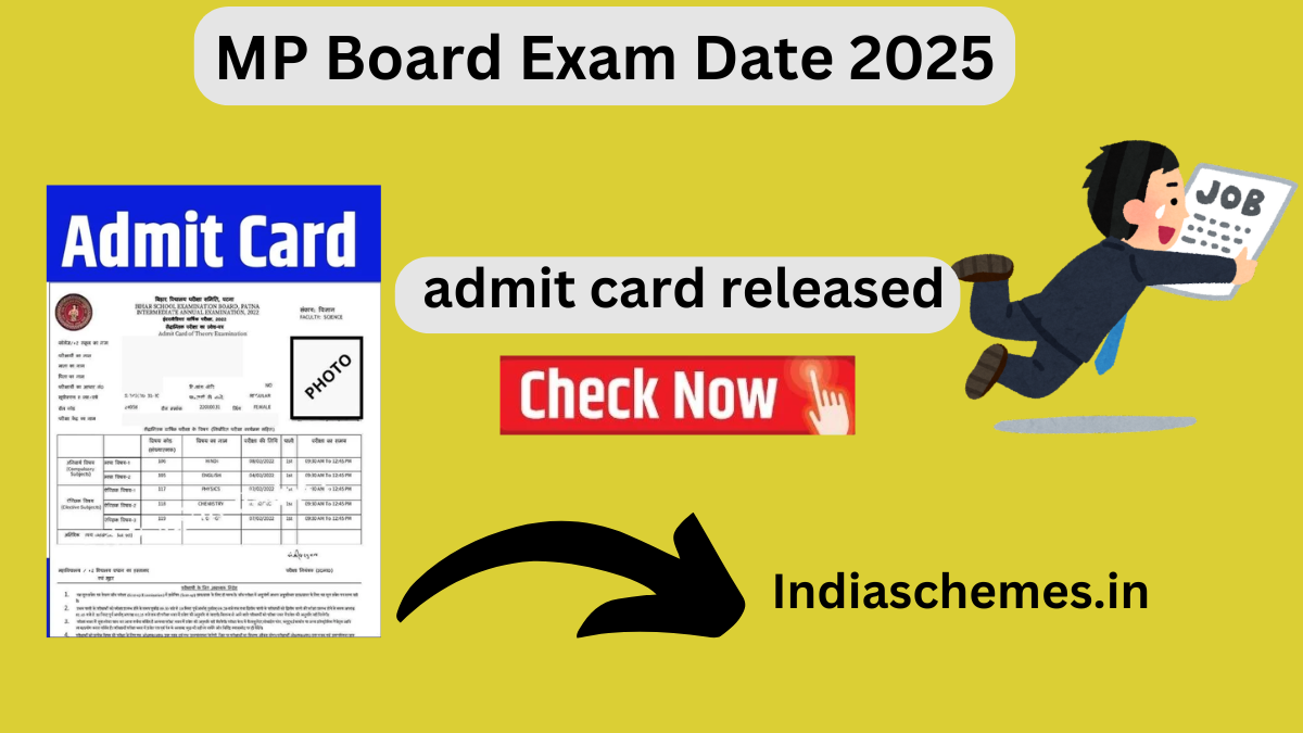 MP Board Exam Date 2025